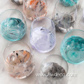 Painted Marble Wine Glasses Gifts with Stemless